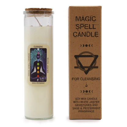 Bougie de Rituel d'Intention — Purification
