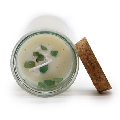 Bougie de Rituel d'Intention — Bonheur