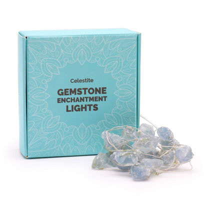 Guirlande Lumineuse de Cristaux Bruts — Célestine Céleste