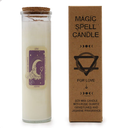Bougie de Rituel d'Intention — Amour