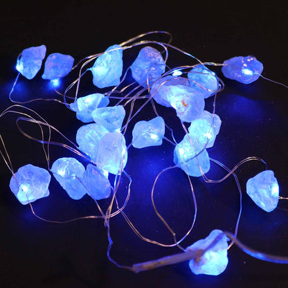 Guirlande Lumineuse de Cristaux Bruts — Célestine Céleste