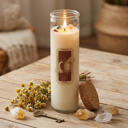 Bougie de Rituel d'Intention — Amitié