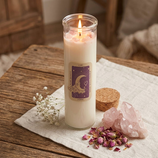 Bougie de Rituel d'Intention — Amour