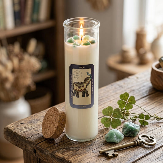 Bougie de Rituel d'Intention — Chance