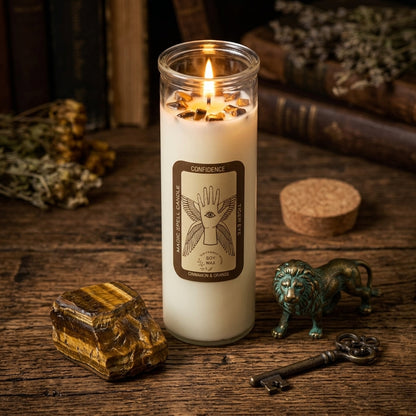 Bougie de Rituel d'Intention — Confiance