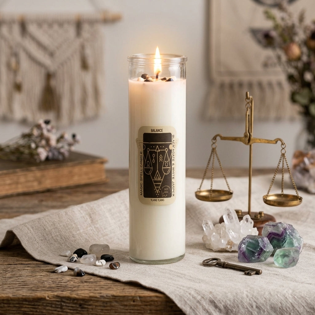 Bougie de Rituel d'Intention — Équilibre